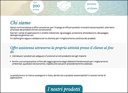 Progettazione e sviluppo sito web Seican