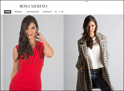 Sviluppo sito fashion designer - Rosa Merino